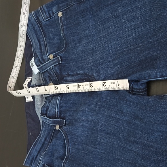 Paige Denim 'Demi' Moto Ultra Skinny Jeans Zipper Ribbed High-Waisted Size 24 - Picture 12 of 13